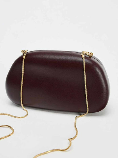 Emelia Curved Metal Box Bag