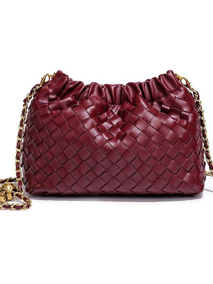Valentina Hand-Woven Cloud Bag