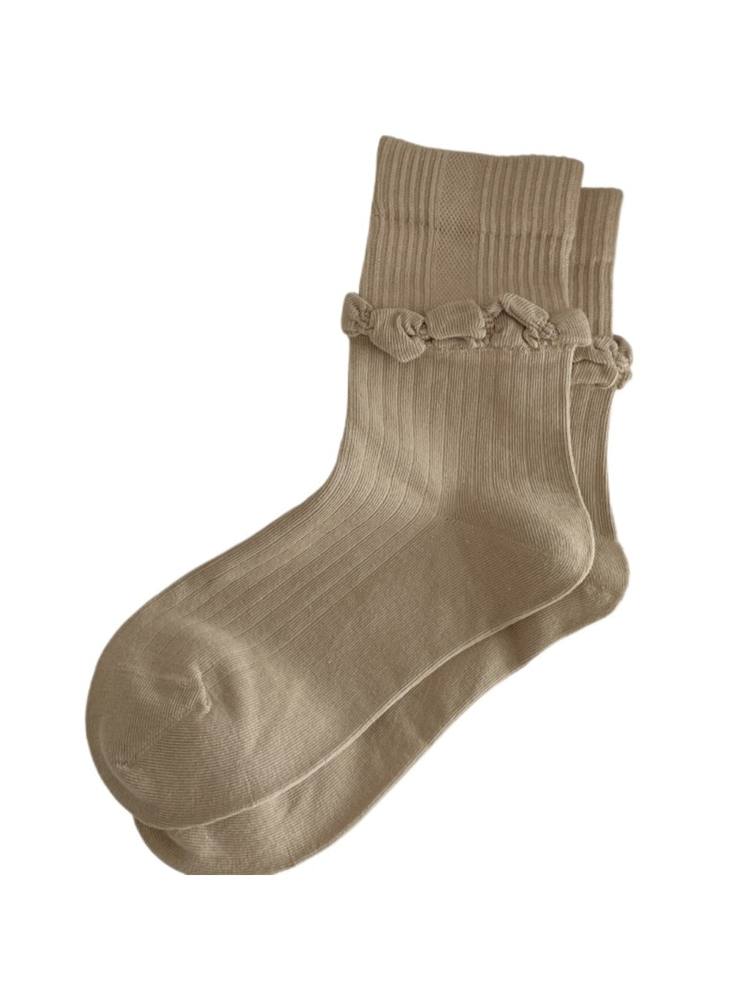Rufia - Padded Lace-embroidered Mid-calf Socks