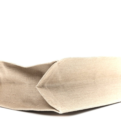 Linen Calfskin Rive Gauche Tote Optic White