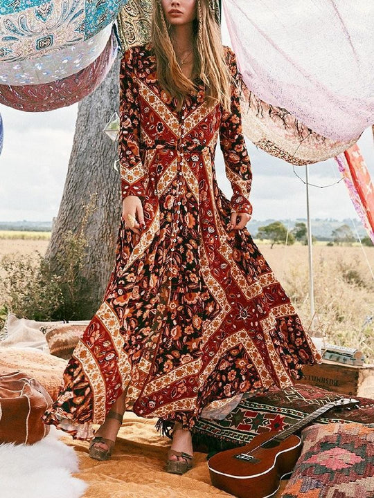 Print Maxi Dress