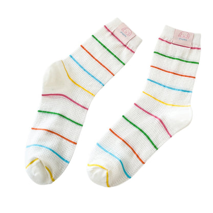 Rufia - Mesh Mid-Calf Socks - Summer Edition