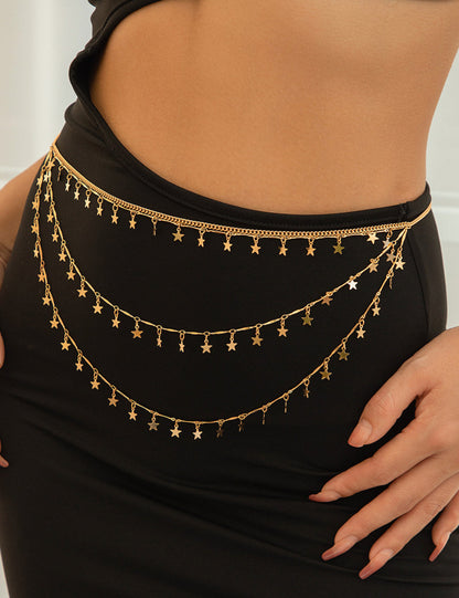 Sexy Star Peral Butterfly Chain