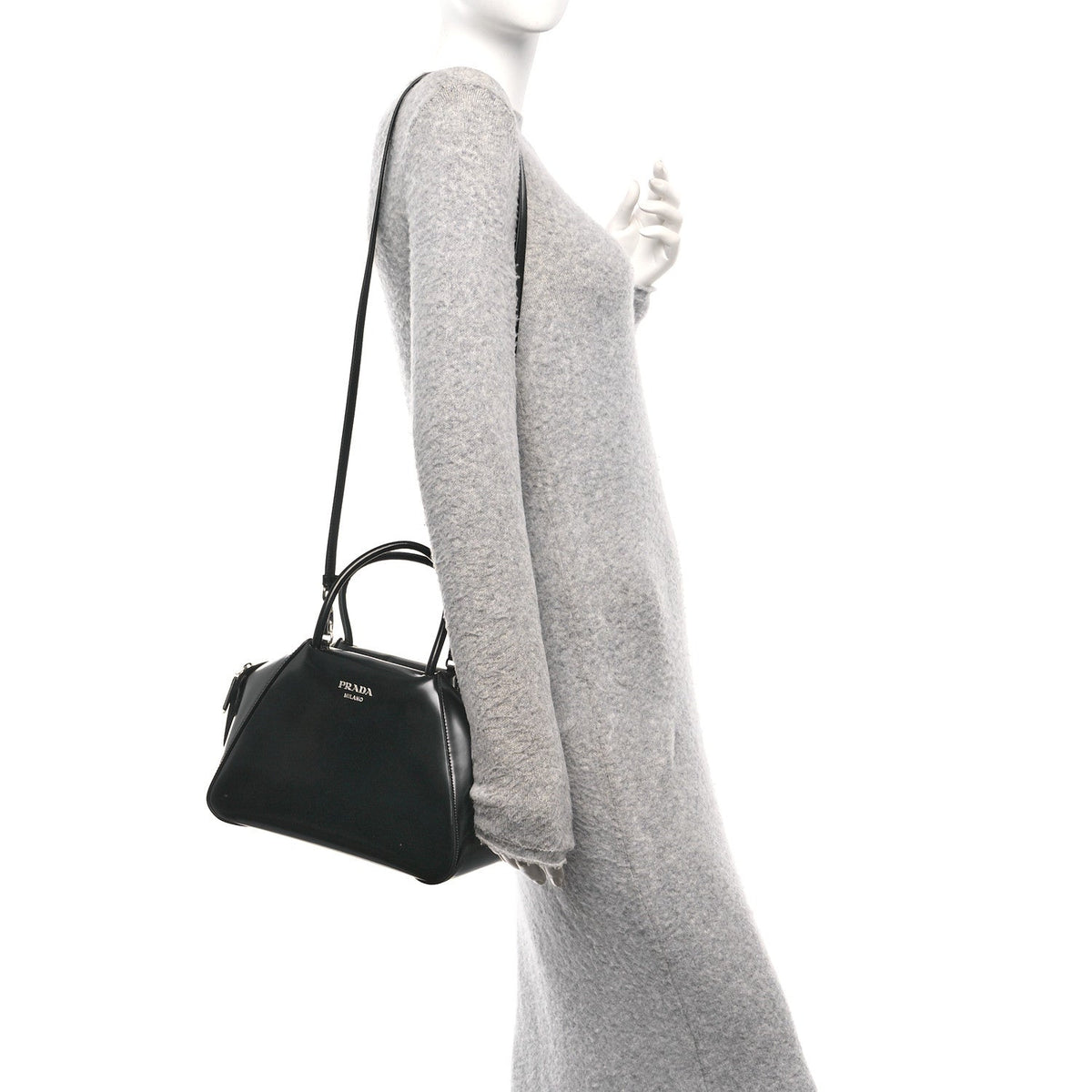 Spazzolato Small Supernova Handbag Black