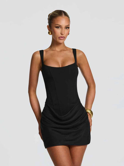 Zinnia Pleated Mini Dress