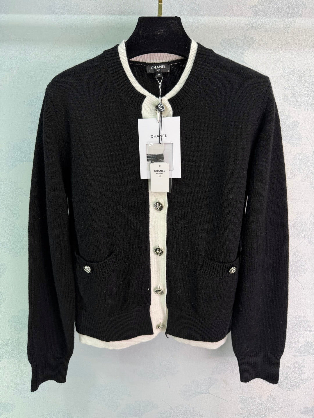 CC 26s Knitted Cardigan Top Wool 345002