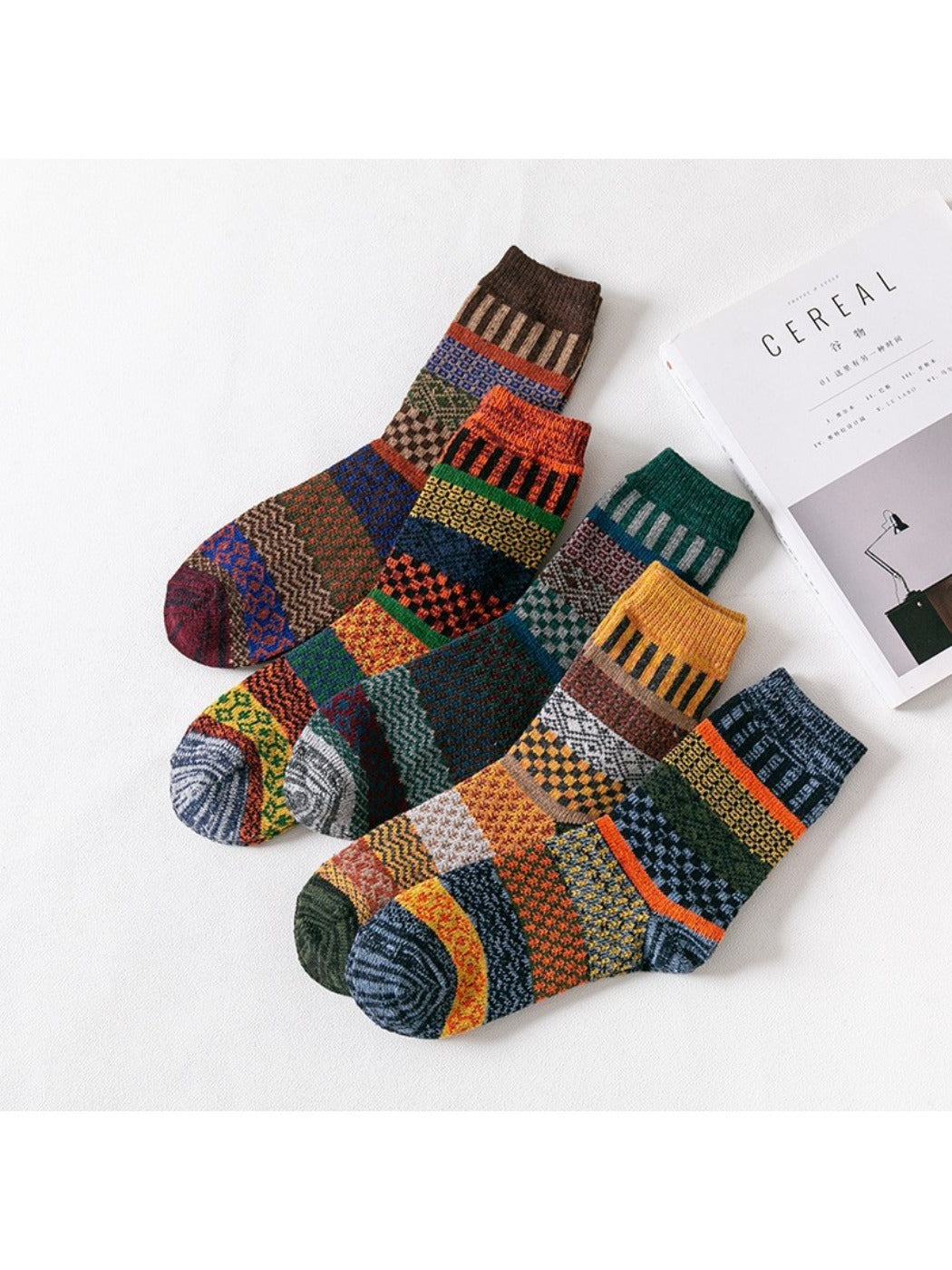 Rufia - Thick Mid-calf Socks for Winter