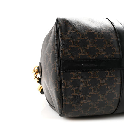 Triomphe Canvas Medium Voyage Duffle Black