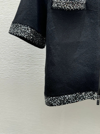 Miumiu 2026 Knit Sweater Black Wool Viscose