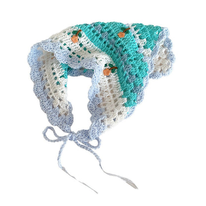Haila - Dopamine Floral Triangle Headscarf  – Cheerful &amp; Stylish