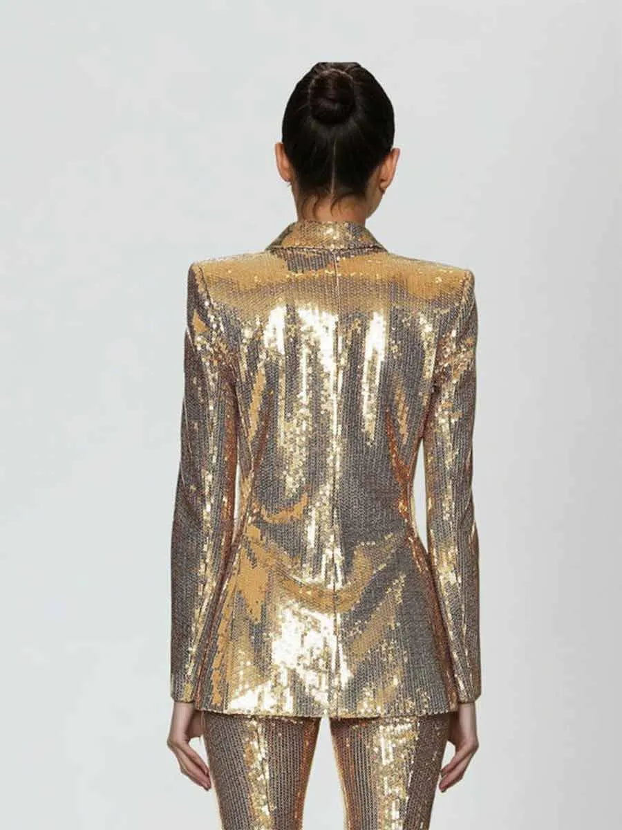 Mariana Long Sleeve Sequin Two Piece Set
