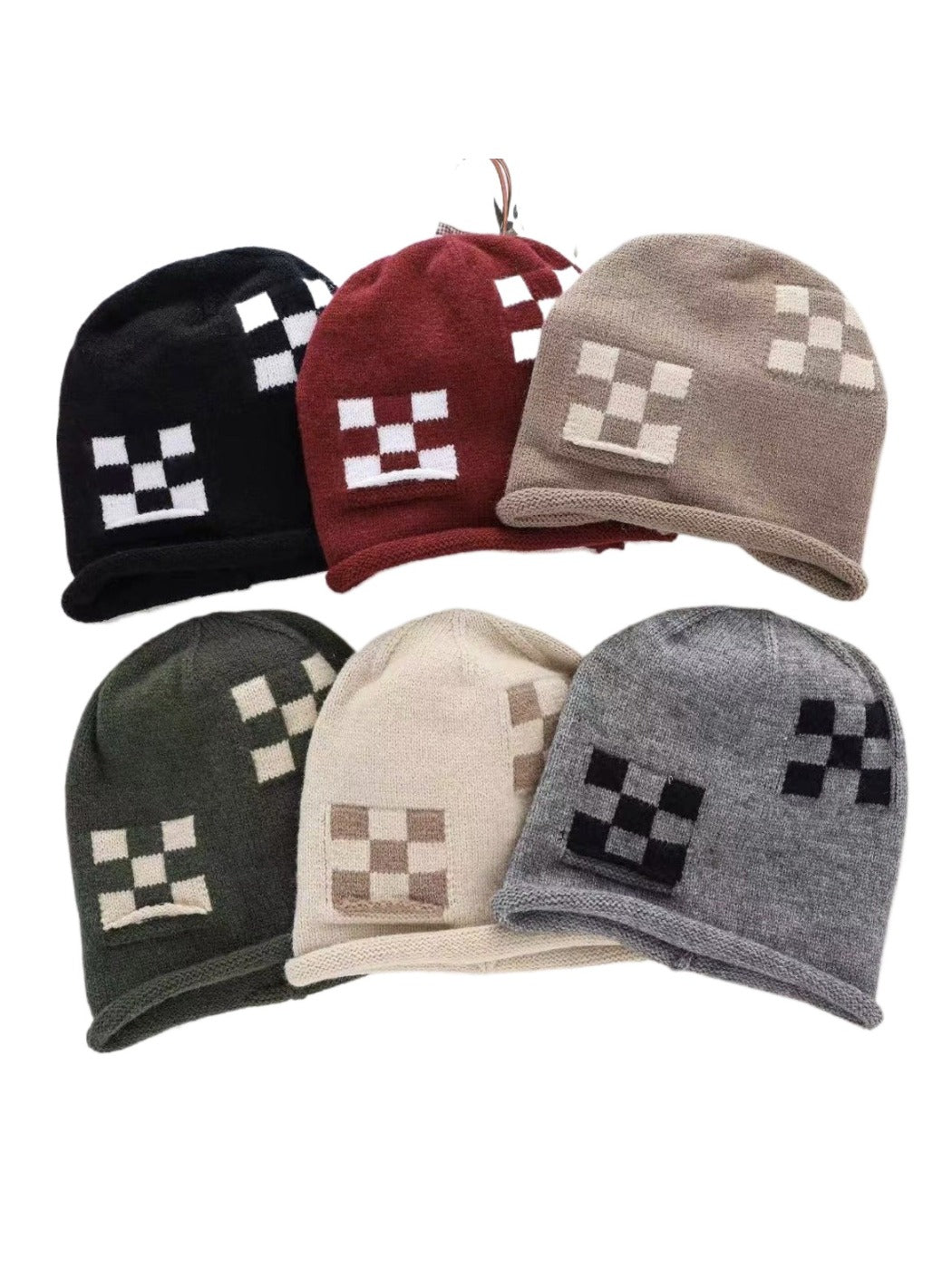 Haila - Versatile Unisex Plaid Knitted Beanie