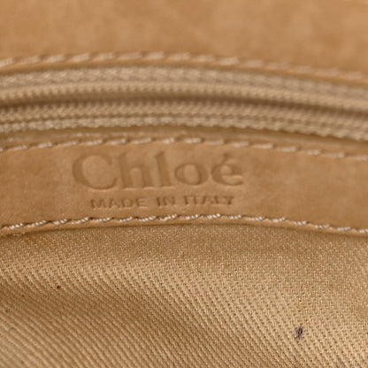 Snakeskin Silverado Shoulder Bag Beige