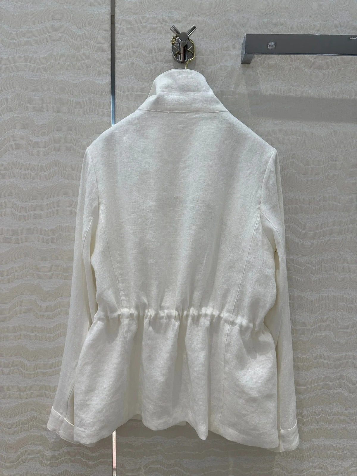 LP CLASSIC STAND-COLLAR LINEN JACKET 265165