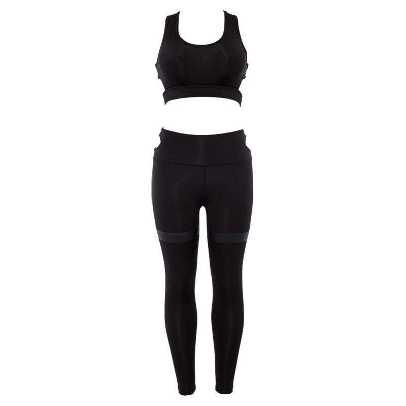 Summer Hot New Women'S Printing Yoga Fitness Pants Set