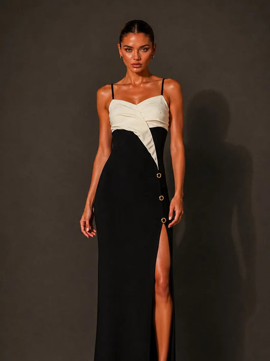 Stella Classic and Elegant Strappy Maxi Dress
