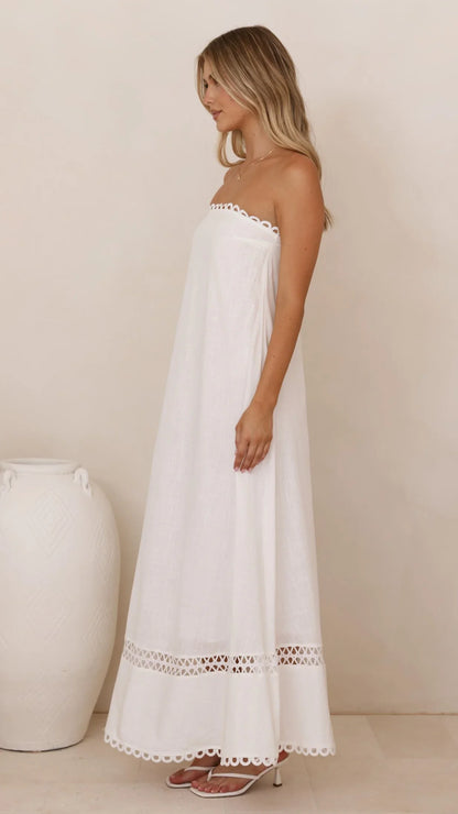 Sandra Maxi Dress - White