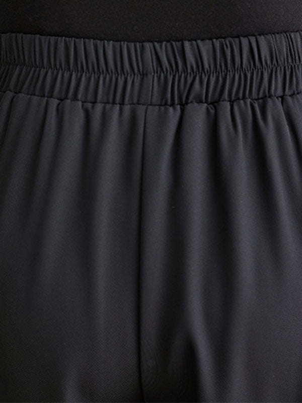 Loose Ninth Pants Pleated Casual Pants Bottoms