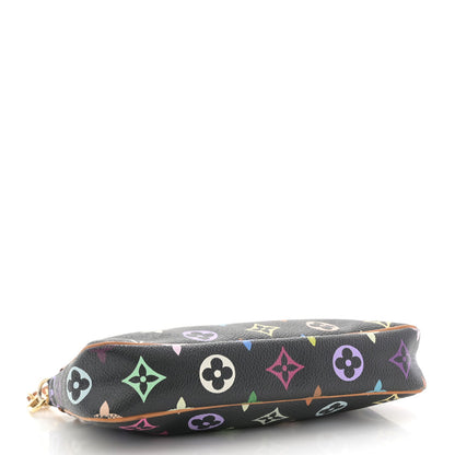 Monogram Multicolor Pochette Accessories Black