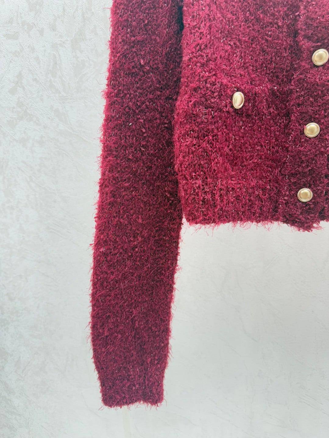 Chanel 2025 Cardigan Red Wool 716309