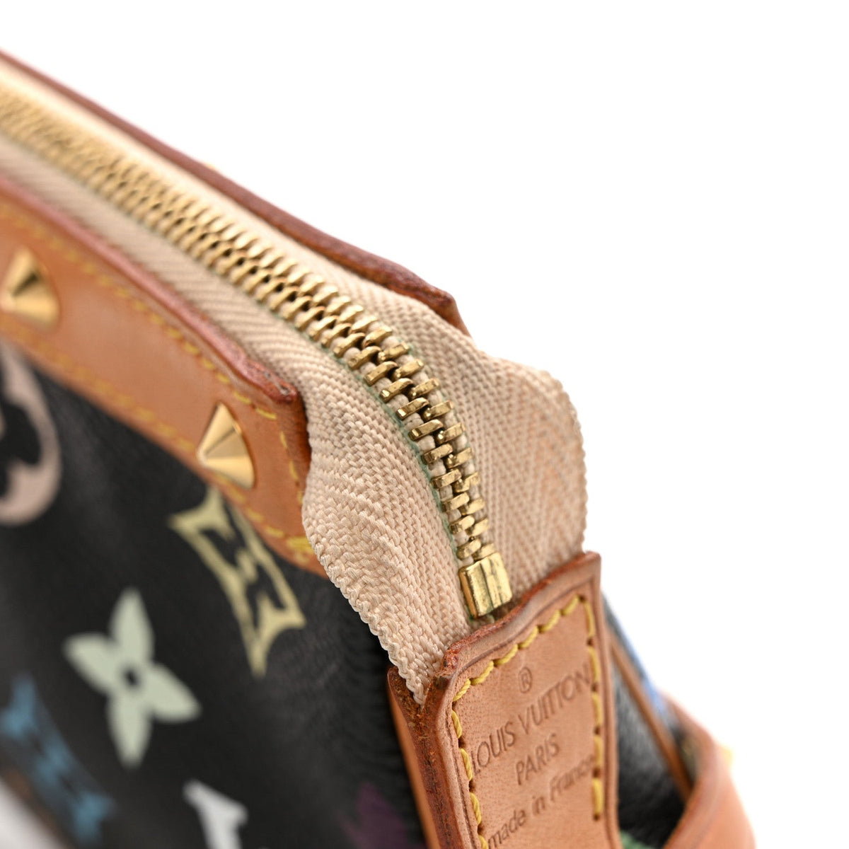 Monogram Multicolor Pochette Accessories Black