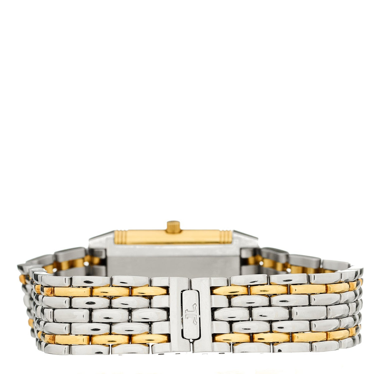 Stainless Steel 18K Yellow Gold 20mm Reverso Lady Manual Winding Watch White 260.5.86