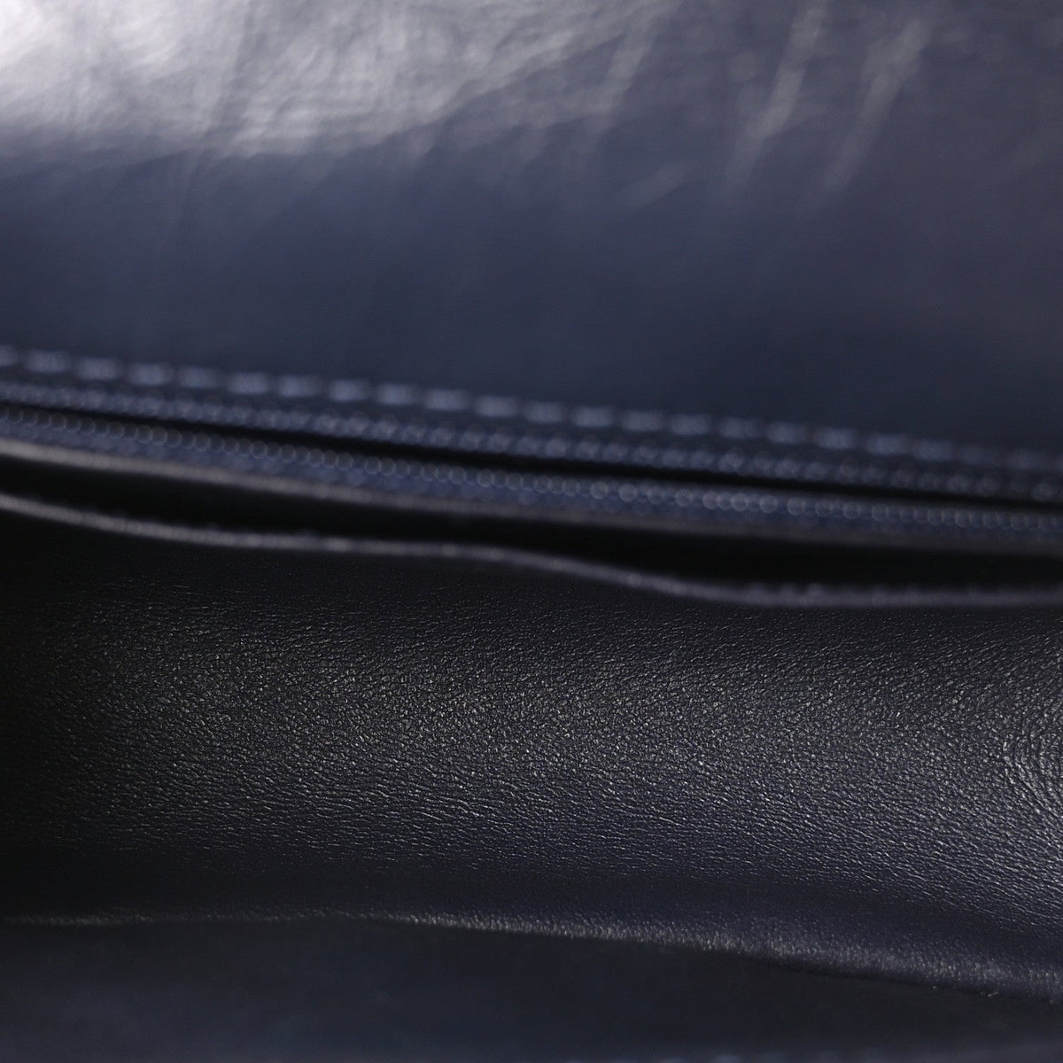 Aged Calfskin Quilted 2.55 Reissue Mini Flap Navy