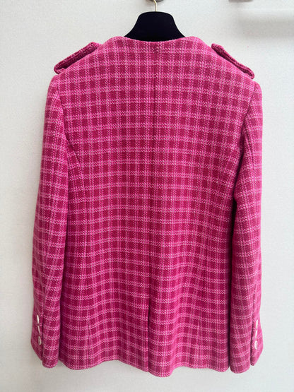 CC Tweed Jacket Dack Pink Cotton 251875
