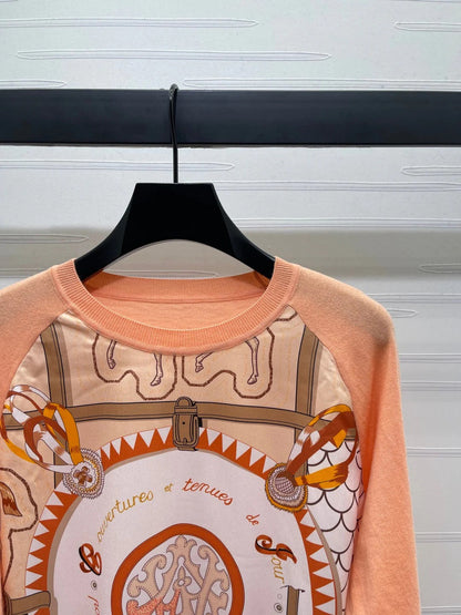 HERMES 25S LONG-SLEEVE CREW-NECK SWEATER 289