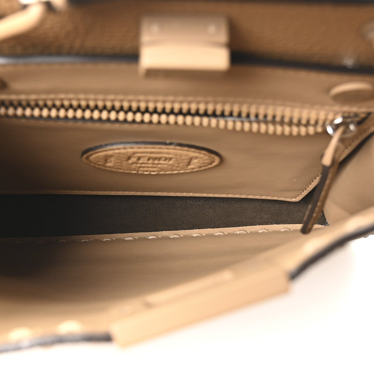 Cuoio Romano Vitello Elaphe Cover Sellerissima Monochrome Mini Peekaboo I SEE U Satchel Cammello