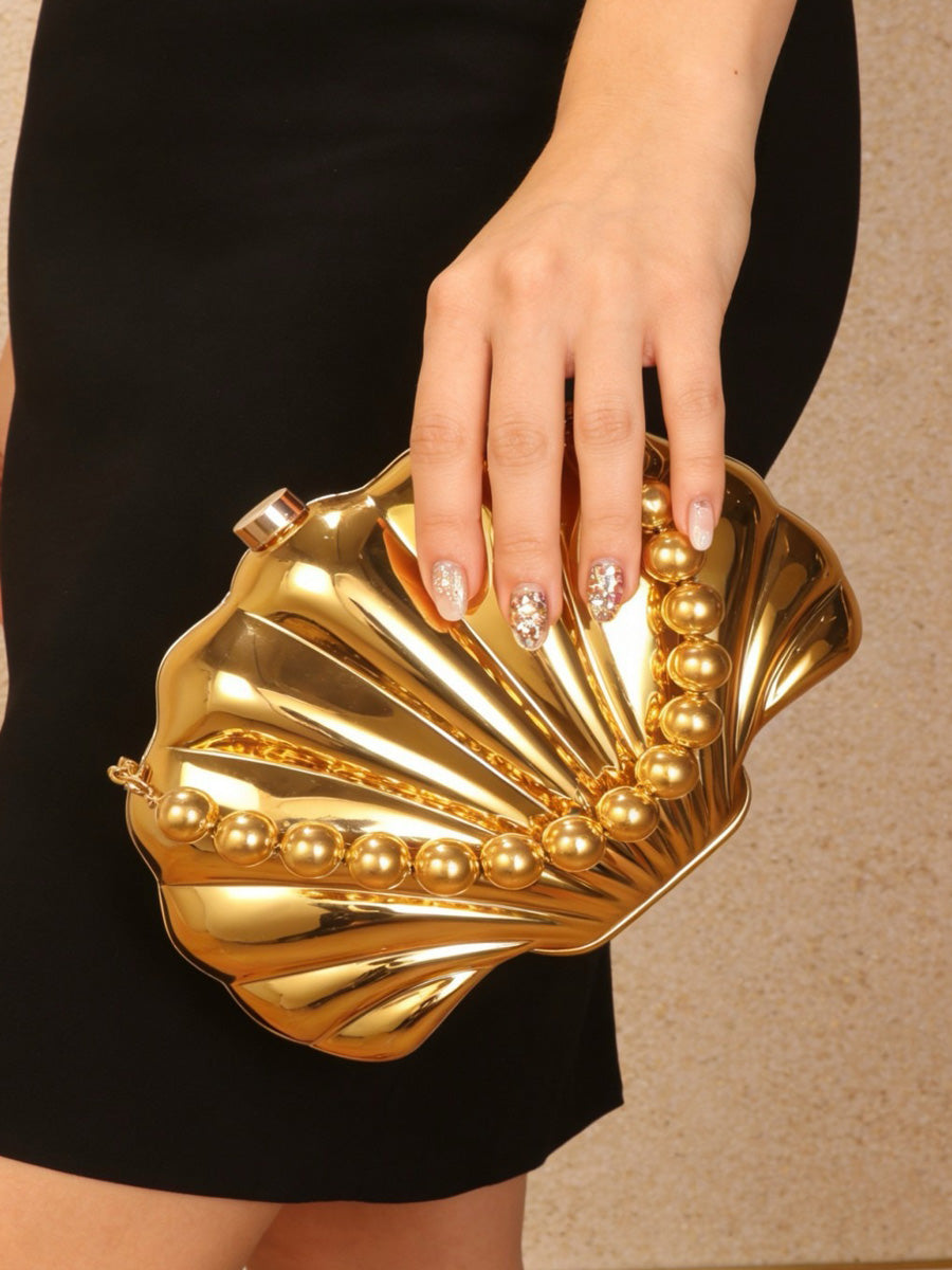 Felicity Shell Fan-Shaped Bag