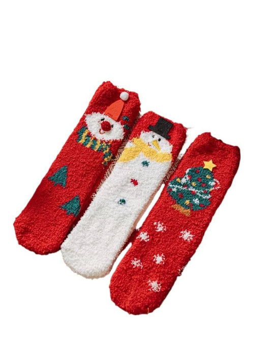 Rufia - Christmas Vibe Thickened Mid-calf Socks – 6 Options