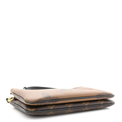 Reverse Monogram Giant Double Zip Pochette
