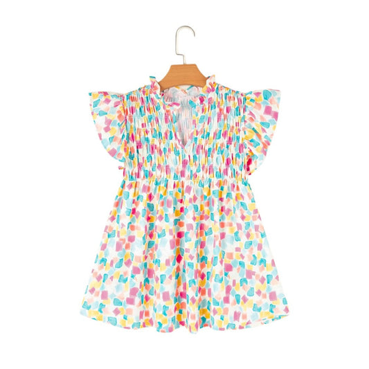 Crosa - Boho Abstract Print Shirt - Spring Essential