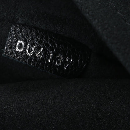 Calfskin Lockme Backpack Black