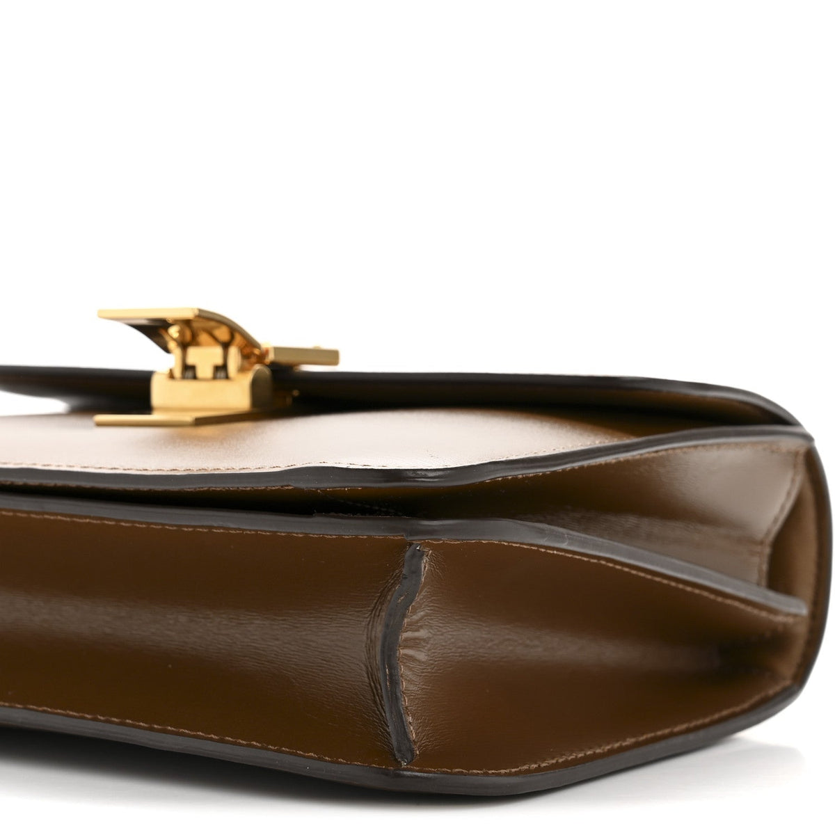 Smooth Calfskin Small Classic Box Flap Bag Camel