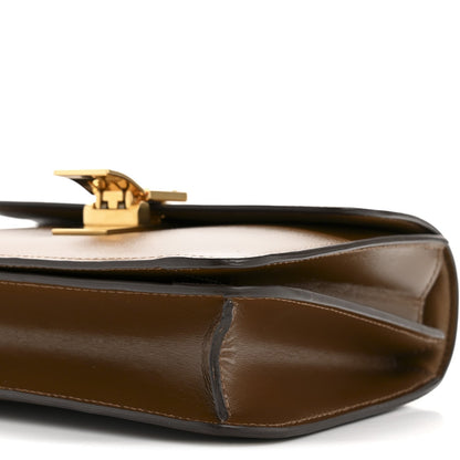 Smooth Calfskin Small Classic Box Flap Bag Camel