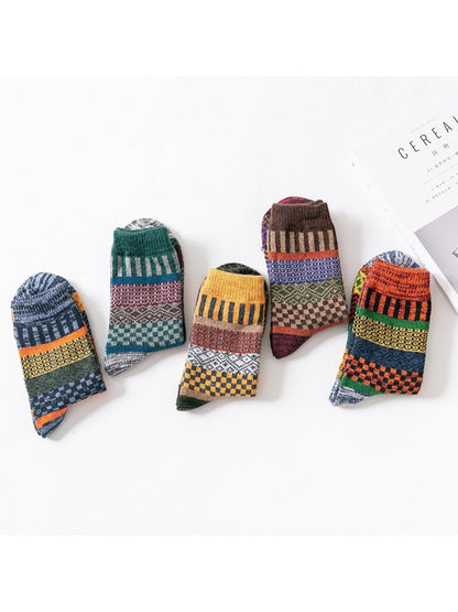 Rufia - Thick Mid-calf Socks for Winter