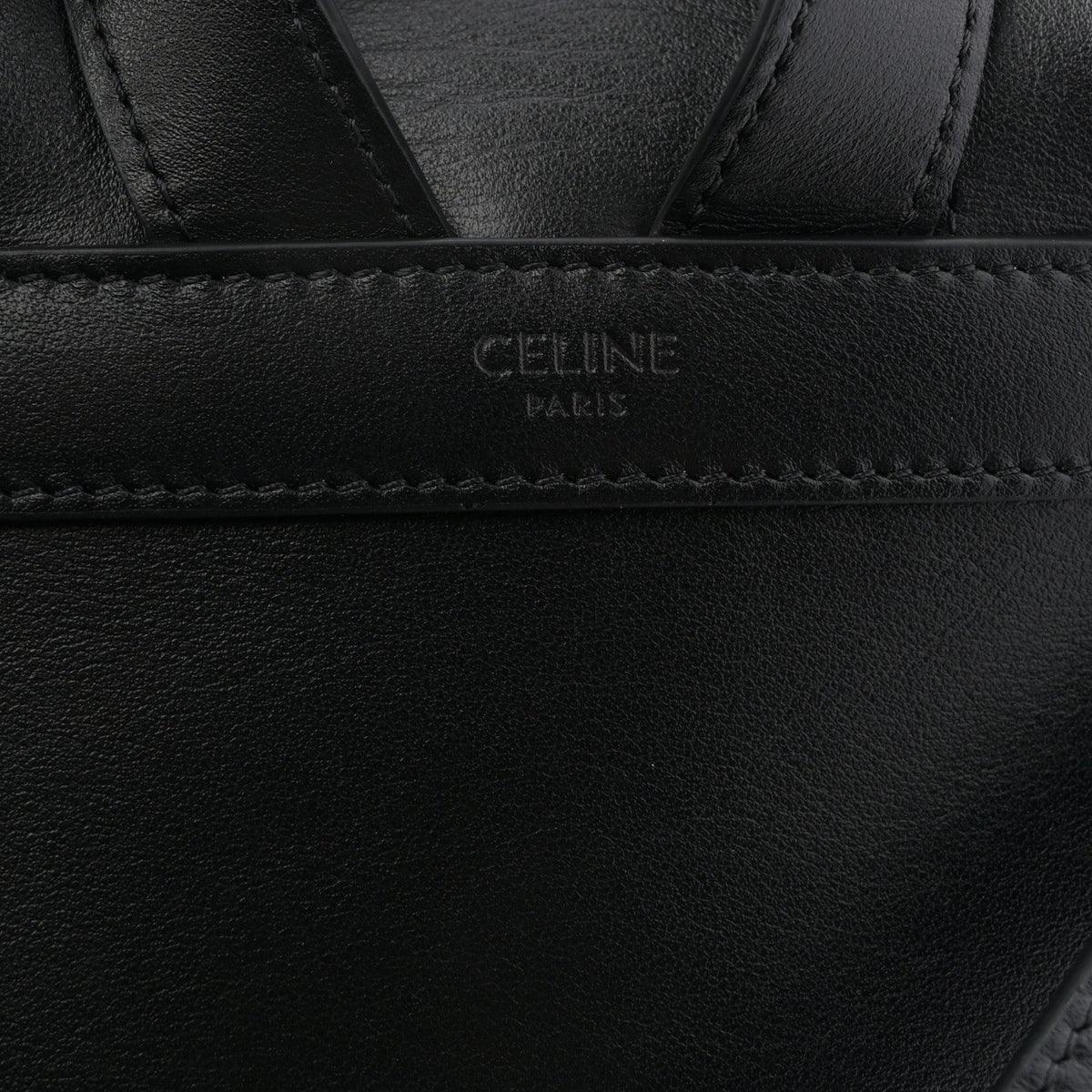 Triomphe Calfskin Bonnie Backpack Black