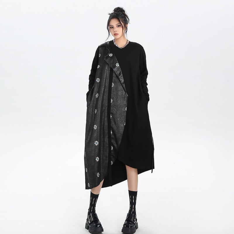 Heavy Duty Embroidered Patchwork Dress