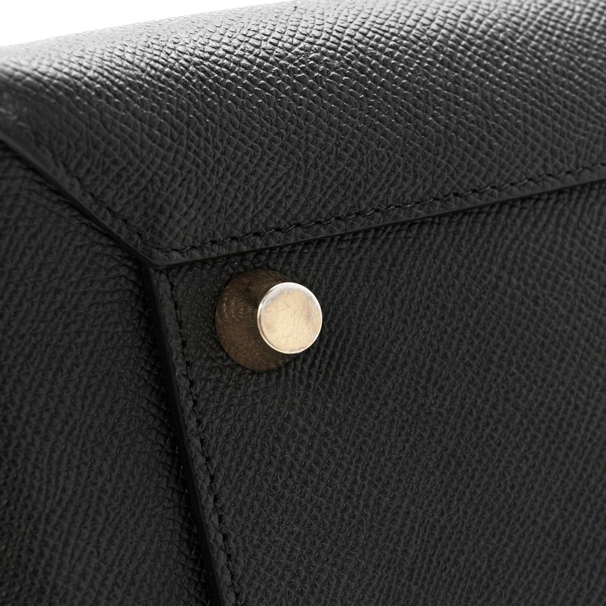 Grained Calfskin Mini Belt Bag Black