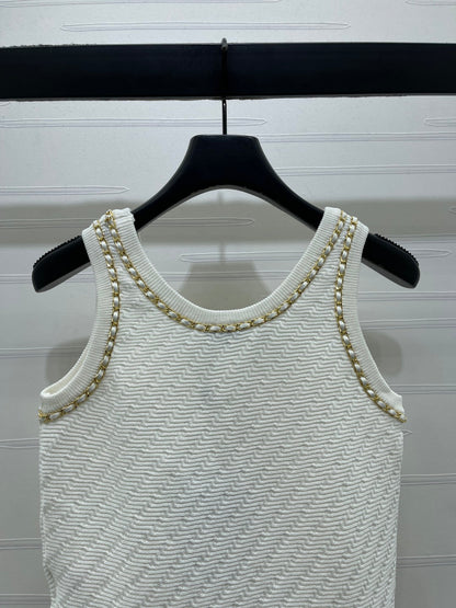 CC 26 Spring/Summer Top White Wool Yarn 343440