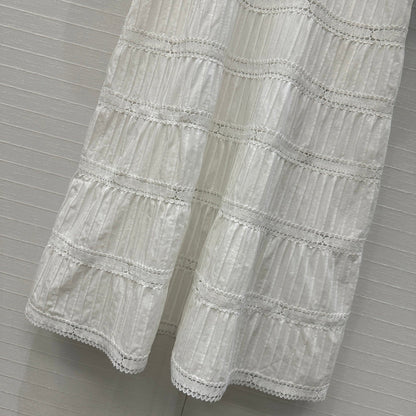 Celine 25 Shirt dress White Cotton