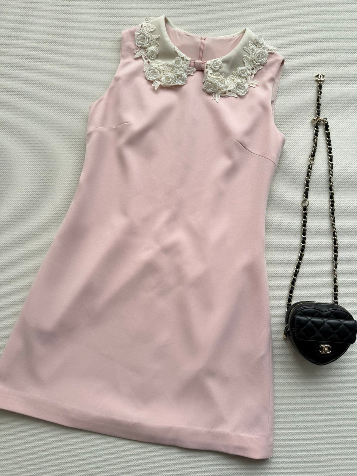 CC 26SS Sleeveless Dress Light Pink Polyester 352965