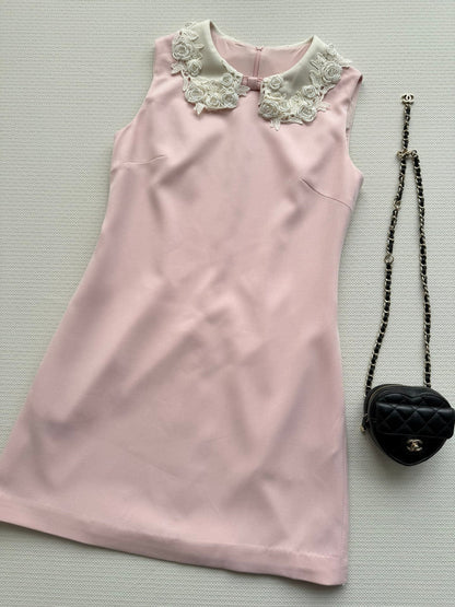 CC 26SS Sleeveless Dress Light Pink Polyester 352965
