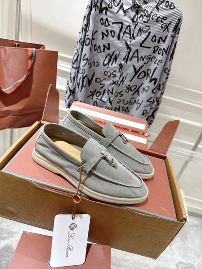 LP Summer Charms Walk Loafers Grey Suede 565864
