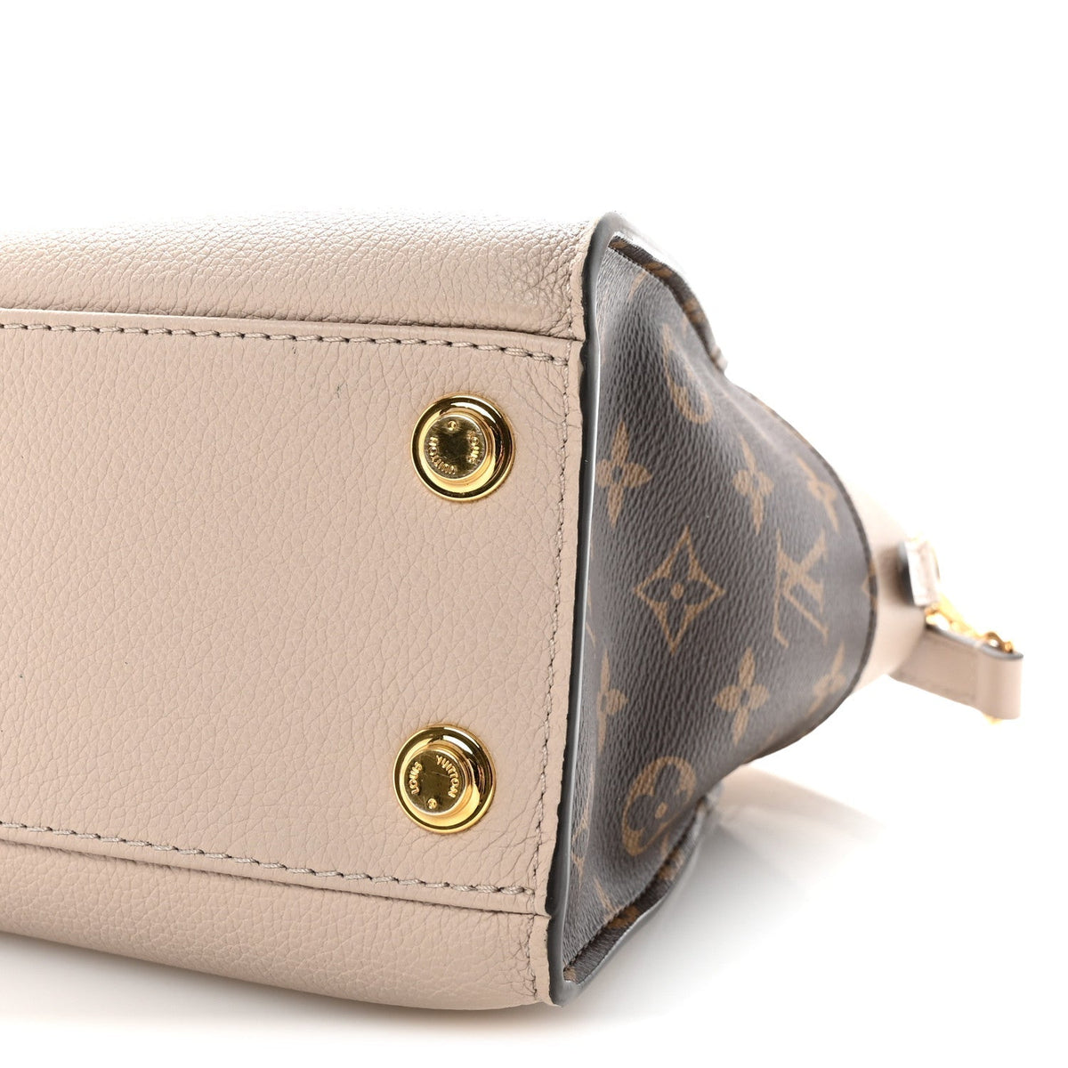 Calfskin Monogram On My Side PM Greige