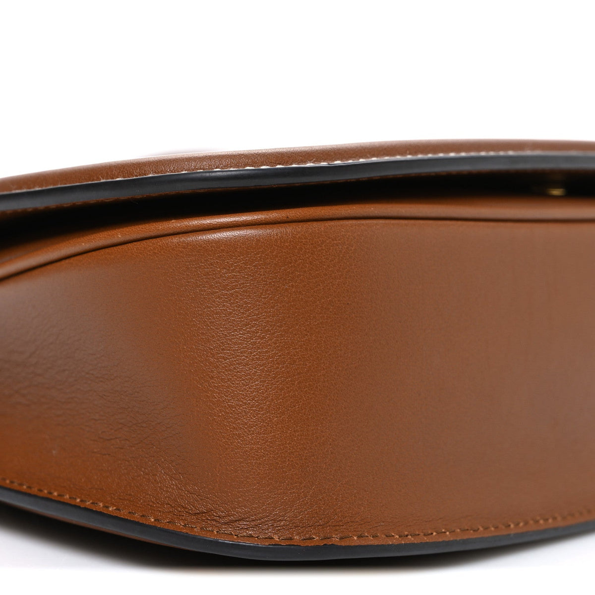 Roxy Calfskin Medium Blondie Top Handle Bag Brown