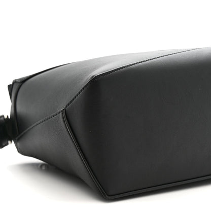 Calfskin Small Puzzle Edge Bag Black