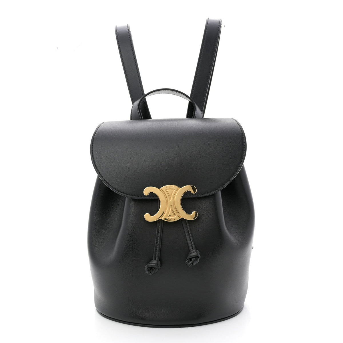 Triomphe Calfskin Bonnie Backpack Black